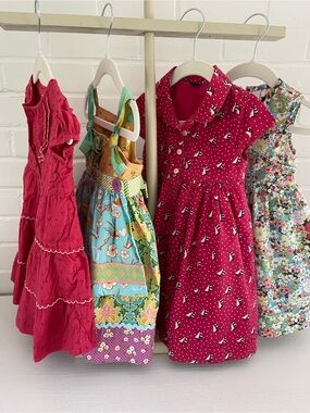 Girls' Size 12 Months-3t Summer Dress Miltilda Jane, Baby Gap, Janie And Jack